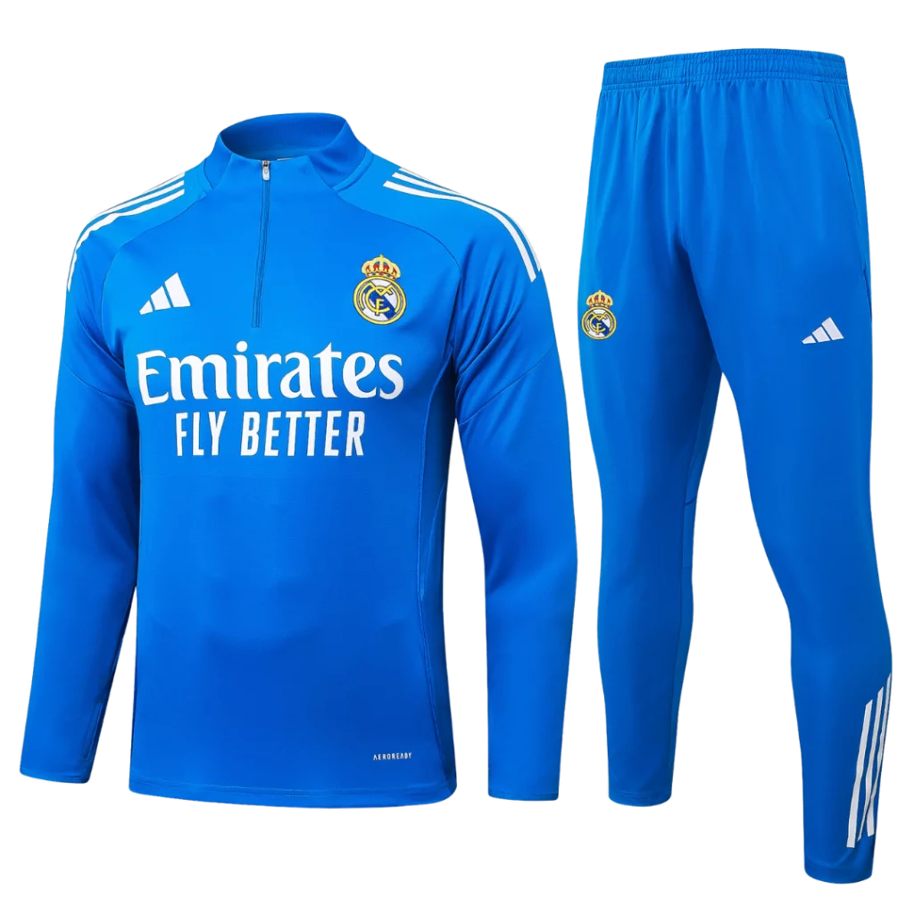 Conjunto Entrenamiento Manga Larga Real Madrid 25/26