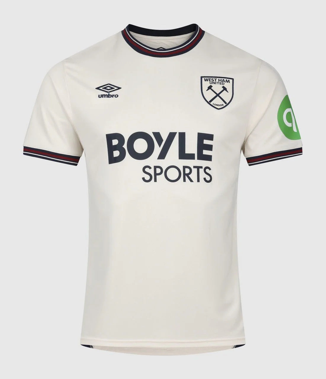 Camiseta West Ham 25/26 Segunda Equipación