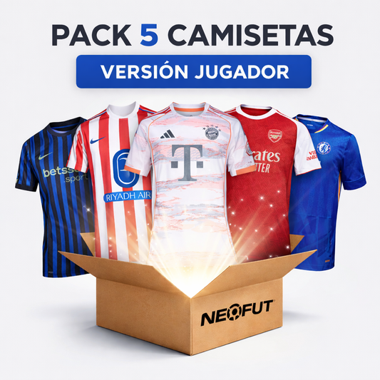Pack 5 Camisetas Versión Jugador