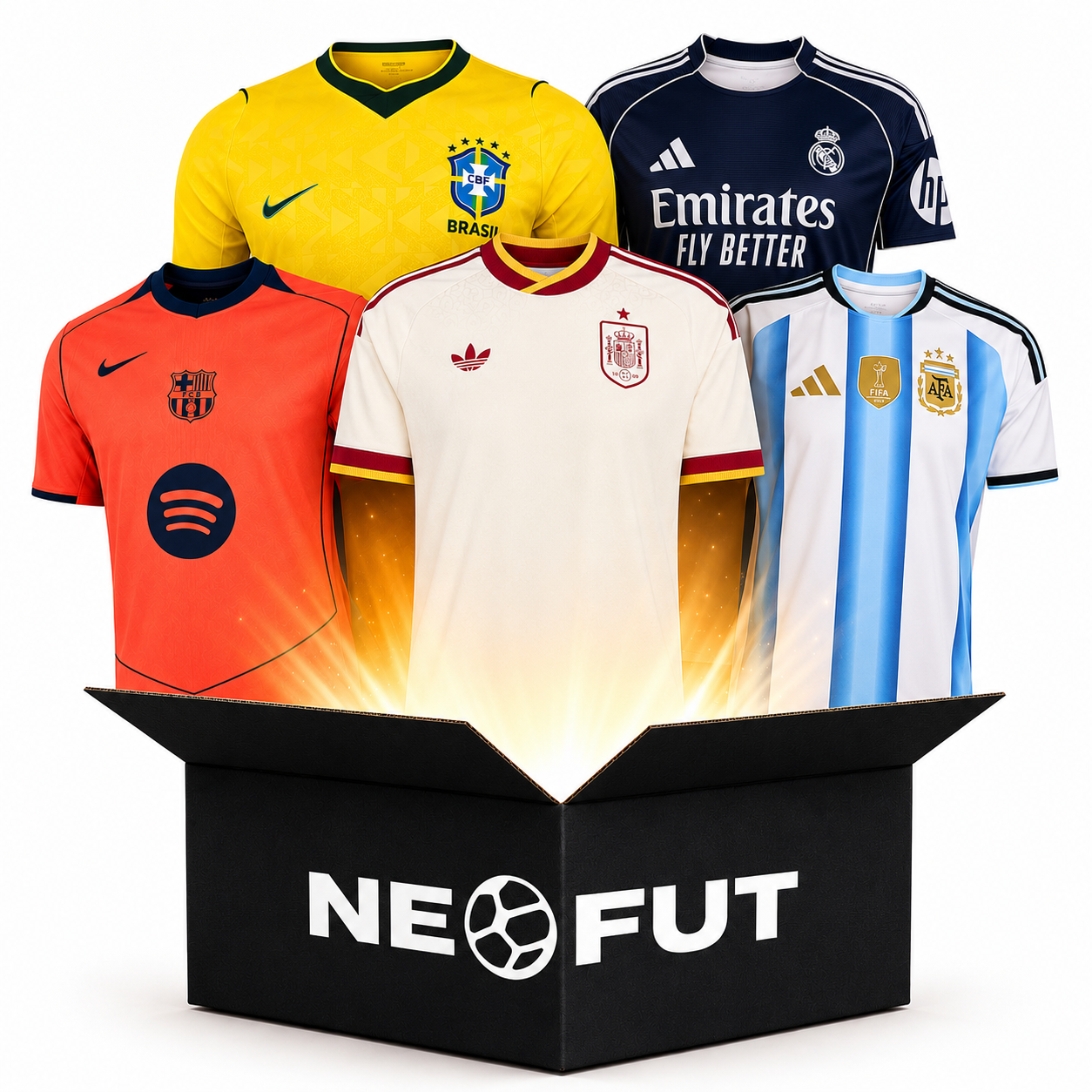 Pack of 5 Player Version Jerseys