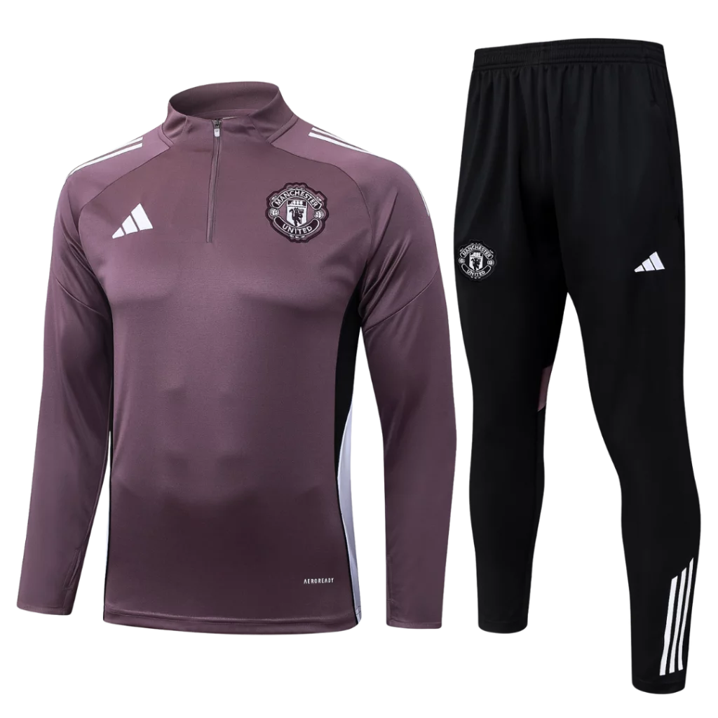 Conjunto Entrenamiento Manga Larga Manchester United 25/26