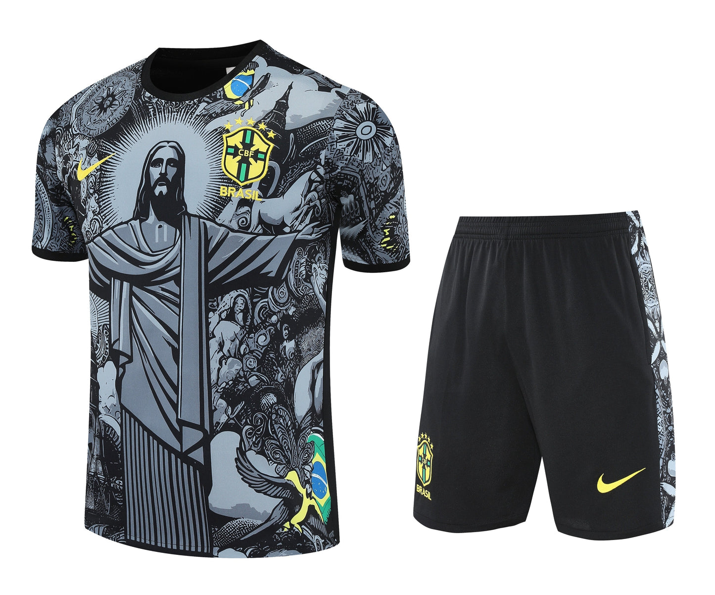 Conjunto Entrenamiento Manga Corta Brasil 25/26