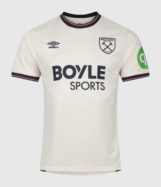 Camiseta West Ham 25/26 Segunda Equipación